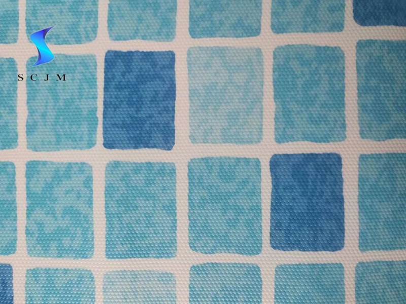 新款上市馬賽克泳池膠膜