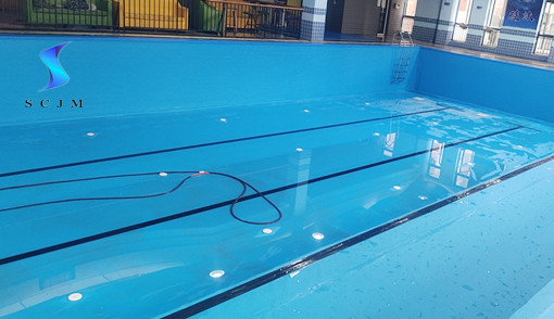 室內純藍色防水膠膜安裝完成效果圖